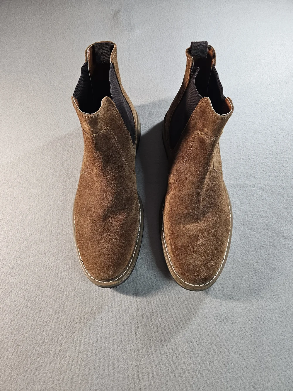 Steve Madden Men's Brown Suede Chelsea Boots Size 11 NWOT